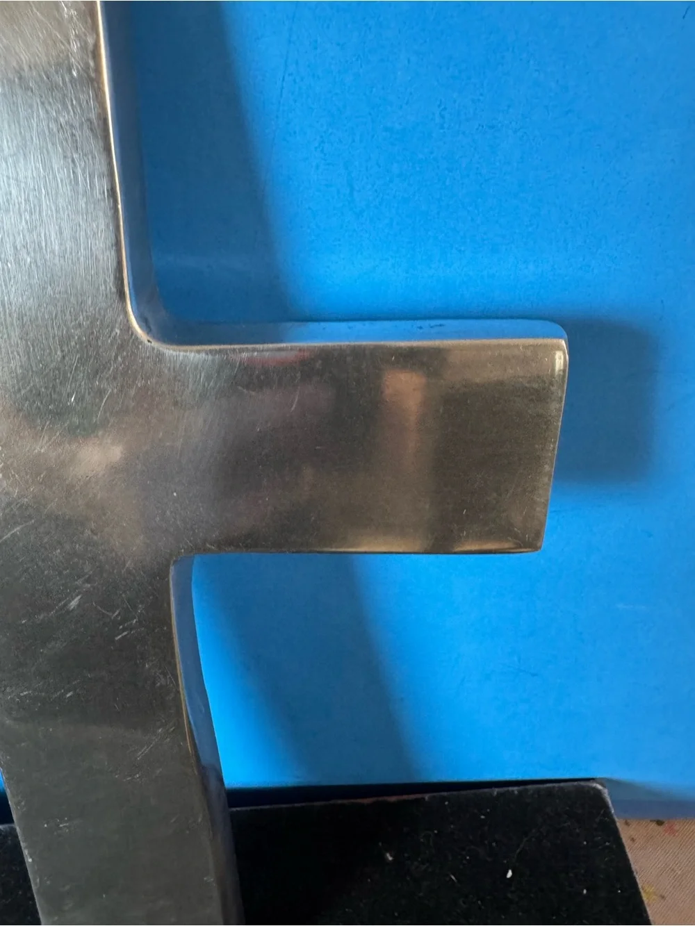 Silver Wall Cross Décor - Contemporary Home Accent
